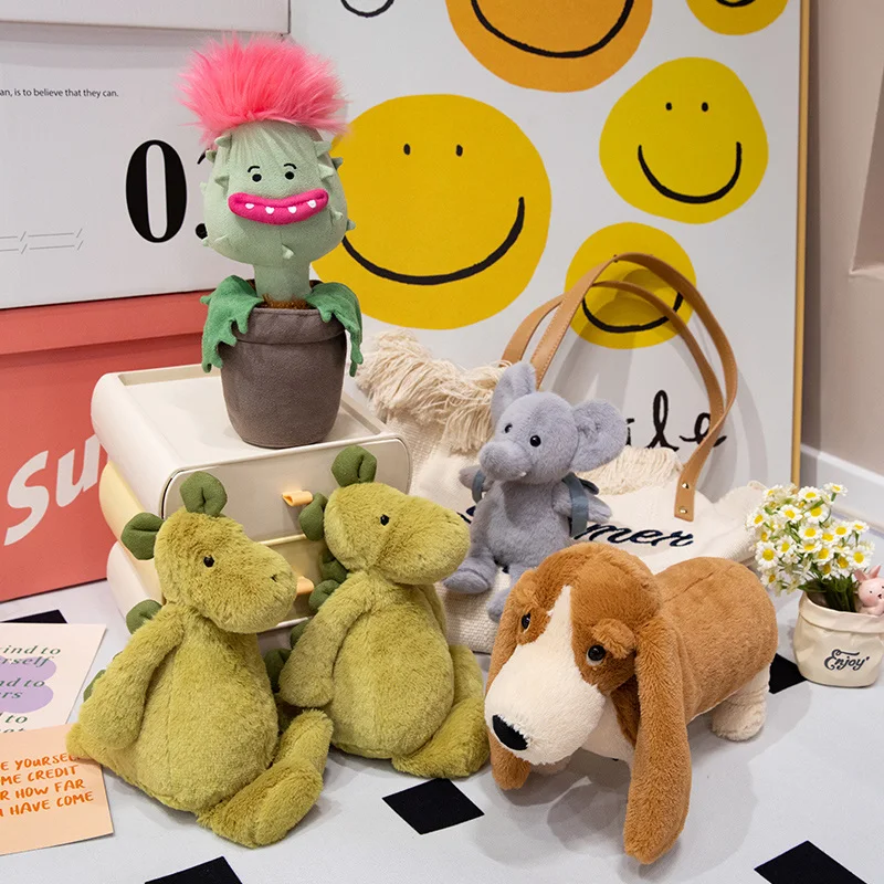 Stuffed UK Style Beagle Dog Puppy Dog Blue Backpack Elephant Plushie Plush Plant Chomper Baby Appease Toy Green Dinosaur Dinos Stuffed UK Style Beagle Dog Puppy Dog Blue Backpack Elephant Plushie Plush Plant Chomper Baby Appease Toy Green Dinosaur Dinos