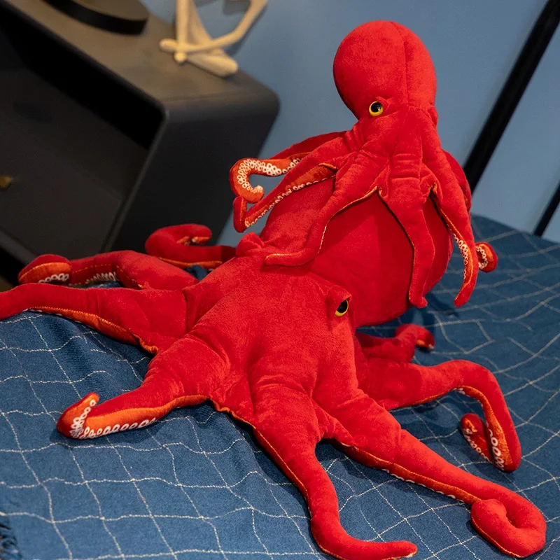 40cm75cm Lifelike Octopus Plush Toy Stuffed Simulation Sea Animal Plush Toys Red Octopus Dolls & Stuffed Toys for Children Gift 40cm75cm Lifelike Octopus Plush Toy Stuffed Simulation Sea Animal Plush Toys Red Octopus Dolls & Stuffed Toys for Children Gift