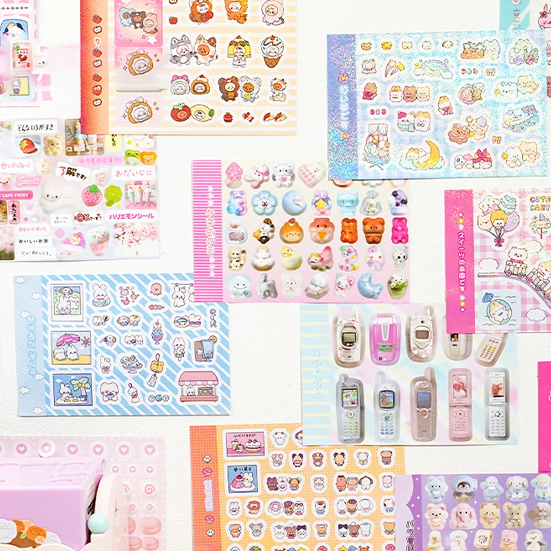 Mr. Paper 1Style 72Pcs/bag Good Mood Maker Cut Film Sticker Book DIY Handbook Scrapbook Phone Case Photo Frame Calendar Mr. Paper 1Style 72Pcs/bag Good Mood Maker Cut Film Sticker Book DIY Handbook Scrapbook Phone Case Photo Frame Calendar