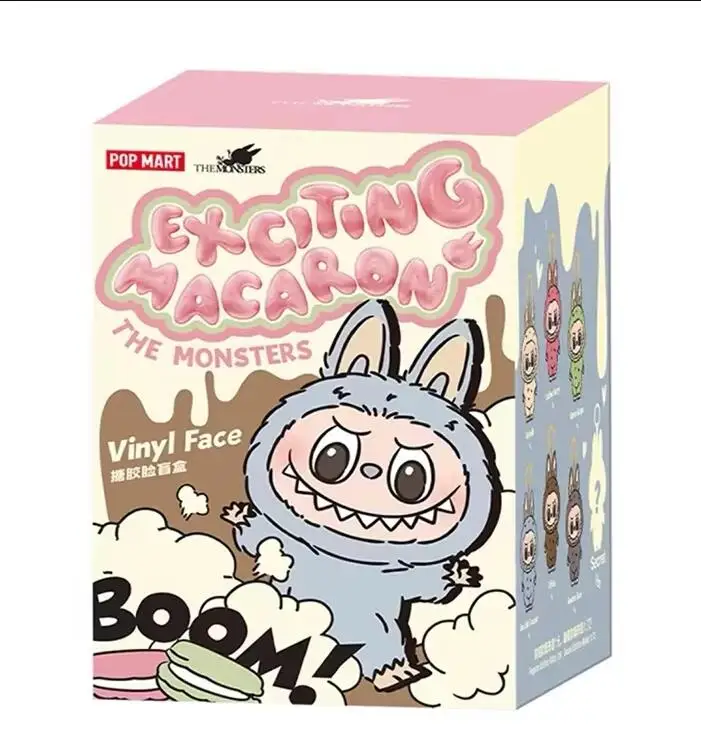Popmart Labubu The Monsters Lisa Seme Heart Macarrr Vinyl Base Series Trendy Toy Decorations Birthday Gifts