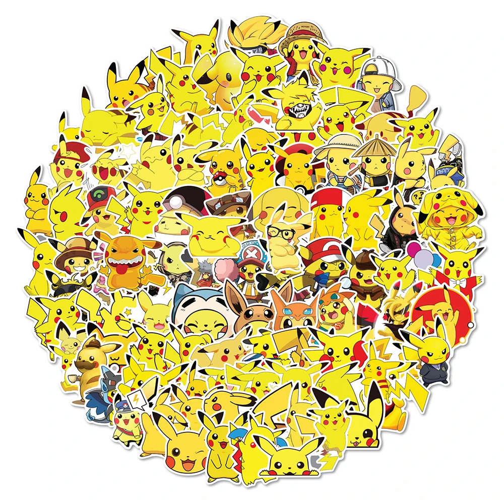10/30/50/100PCS Cute Pikachu Pokemon Anime Stickers DIY Car Motorcycle Travel Luggage Guitar Fridge Laptop Graffiti Fun Sticker 10/30/50/100PCS Cute Pikachu Pokemon Anime Stickers DIY Car Motorcycle Travel Luggage Guitar Fridge Laptop Graffiti Fun Sticker