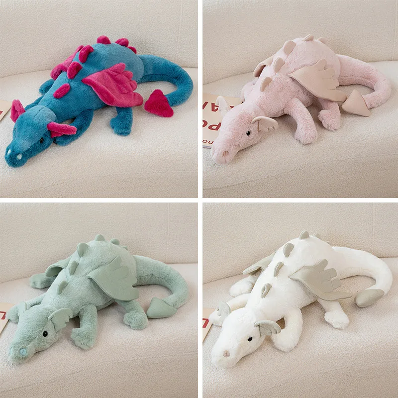 Giant Soft Plush Toy Flying Dragon Plush Toys White Green Pink Dinosaur Pillow Stuffed Animal Soft Doll Birthday Gifts Decor Giant Soft Plush Toy Flying Dragon Plush Toys White Green Pink Dinosaur Pillow Stuffed Animal Soft Doll Birthday Gifts Decor