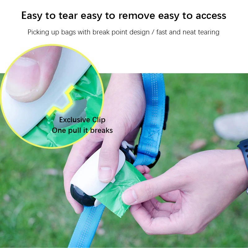 Pet Waste Bags Biodegradable Eco-friendly Poop Picker Dog Picking Bag Dispenser Cleaning Products Hook Loop Design No Wobbling Pet Waste Bags Biodegradable Eco-friendly Poop Picker Dog Picking Bag Dispenser Cleaning Products Hook Loop Design No Wobbling