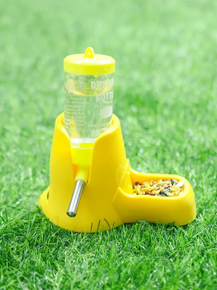1PC Automatic Water Bottle Drinking Feeder Dispenser Bottle 80ML with Food Feeder Station bowl Pet Container for Small Animals 1PC Automatic Water Bottle Drinking Feeder Dispenser Bottle 80ML with Food Feeder Station bowl Pet Container for Small Animals