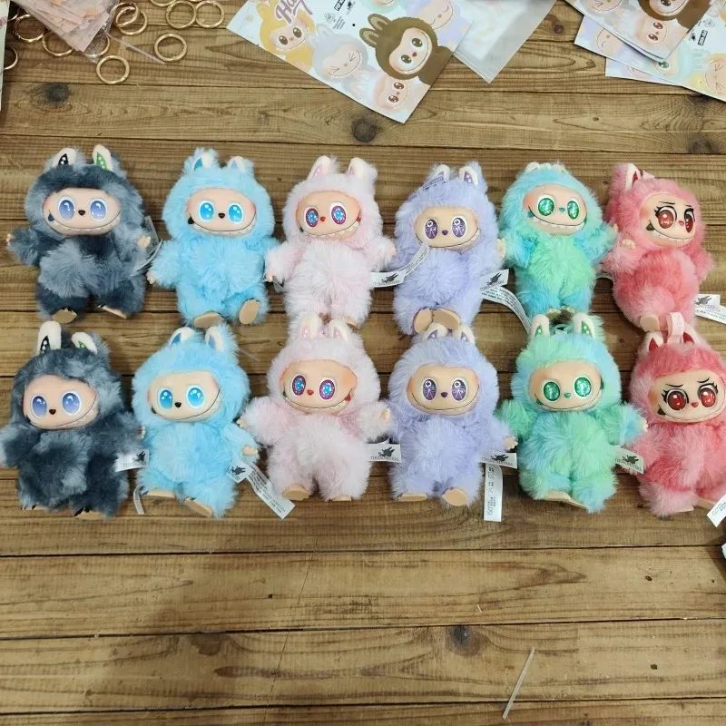 Labubu The Monsters V3 Series Blind Teddy Box, Vinyl Base Toy, Animated Characters, Mysterious Surprise Box, Keychain, Children'