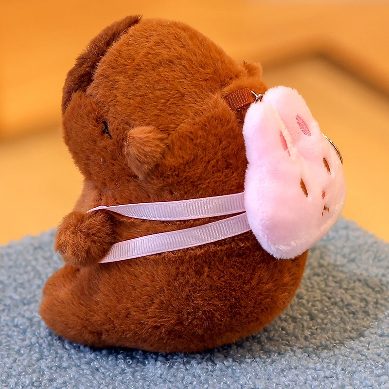 Cartoon Capybara Plush Keychain Bag Pendant Hanging Decoration Cute Stuffed Doll Toy Desktop Doll Ornament Car Keyring Kids Gift Cartoon Capybara Plush Keychain Bag Pendant Hanging Decoration Cute Stuffed Doll Toy Desktop Doll Ornament Car Keyring Kids Gift