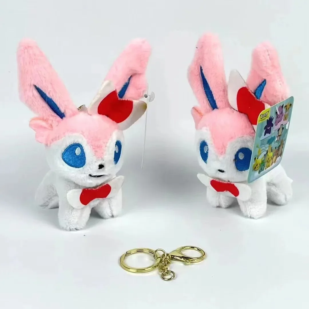 10pcs/lot Pokemon Sylveon Leafeon Umbreon Flareon 12cm Plush Stuffed Toys Doll Toy Keychain Pendant for Children Kids Gifts 10pcs/lot Pokemon Sylveon Leafeon Umbreon Flareon 12cm Plush Stuffed Toys Doll Toy Keychain Pendant for Children Kids Gifts
