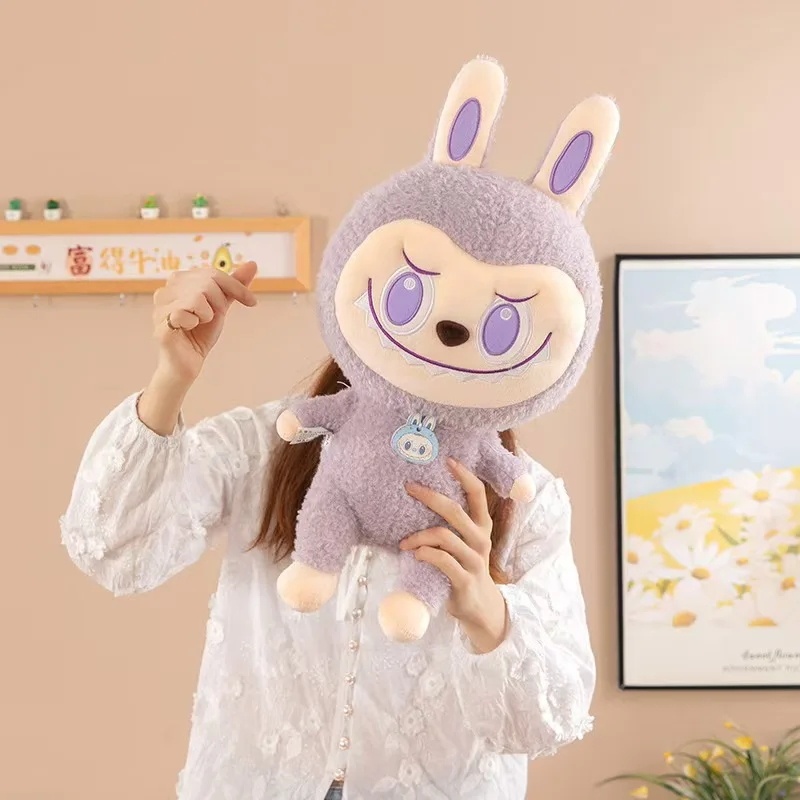 Labubu Grande Plush Toys Kawaii Forest Elf Soft Stuffed Pillow Cute Doll Room Decor Plushie For BIrthday GIft