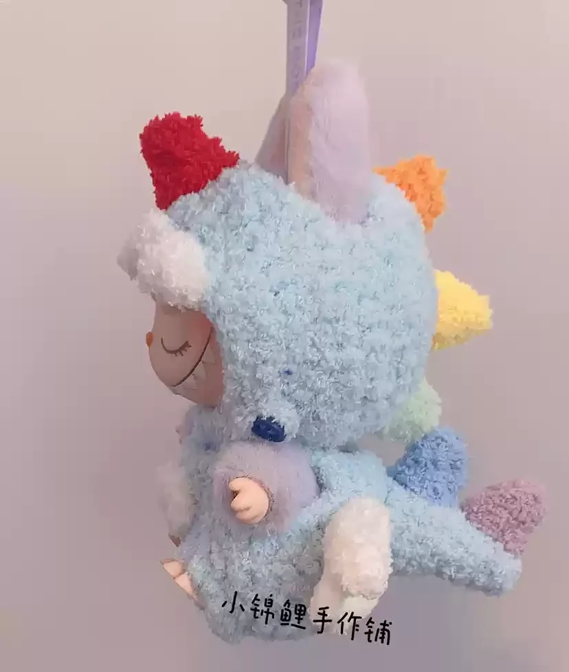 Popmart Labubu 2nd Generation Sitting Party Doll Clothes Handmade Art Weaving Toys Anime Cute Labubu Surrounding Popmart Labubu 2nd Generation Sitting Party Doll Clothes Handmade Art Weaving Toys Anime Cute Labubu Surrounding