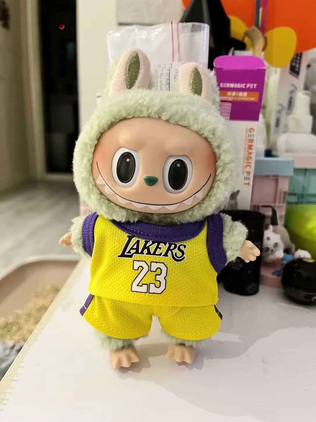 Labuibu Only Selling Clothes 17cm First Second Generation Labubu Basketball Clothes Cute Doll Decoration Handmade Doll Clothes Labuibu Only Selling Clothes 17cm First Second Generation Labubu Basketball Clothes Cute Doll Decoration Handmade Doll Clothes