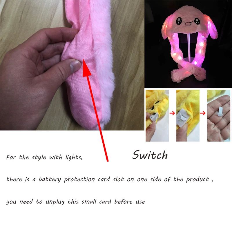 Rabbit Ears Hat Funny Gift For Kids Boys Girls Cute Rabbit Hat With Moving Ears Cute Bunny Hat Funny Kids Winter Toy Warm Cap Rabbit Ears Hat Funny Gift For Kids Boys Girls Cute Rabbit Hat With Moving Ears Cute Bunny Hat Funny Kids Winter Toy Warm Cap