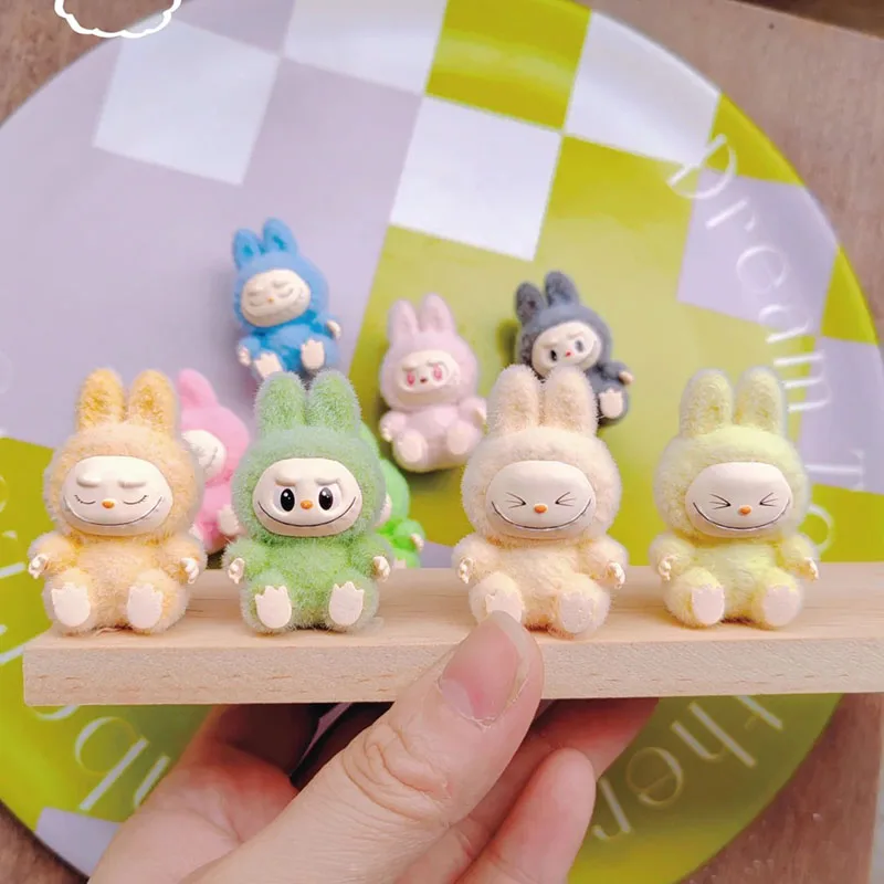 Cartoon Labubu Series Mini Flocking Exquisite Cute Doll Gift Diy Pendant Accessories Decoration Kawaii Toys Gift Cartoon Labubu Series Mini Flocking Exquisite Cute Doll Gift Diy Pendant Accessories Decoration Kawaii Toys Gift