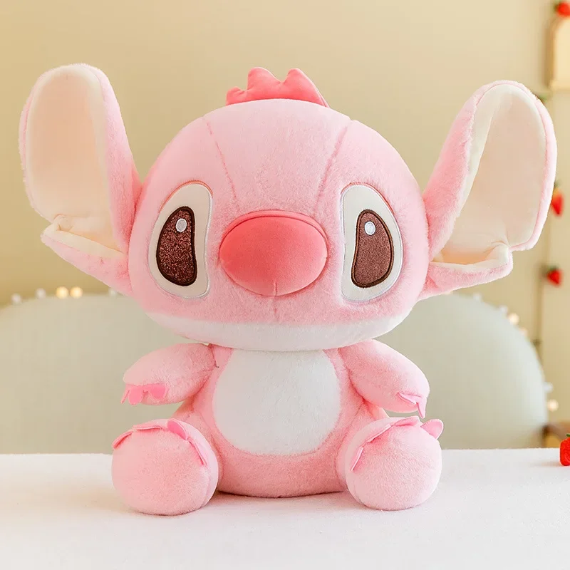 New Blue Pink Lilo & Stitch Hug The Duck Doll Cartoon Angel Plush Toy Cute Anime Soft Stuffed Kawaii Children's Birthday Gift New Blue Pink Lilo & Stitch Hug The Duck Doll Cartoon Angel Plush Toy Cute Anime Soft Stuffed Kawaii Children's Birthday Gift