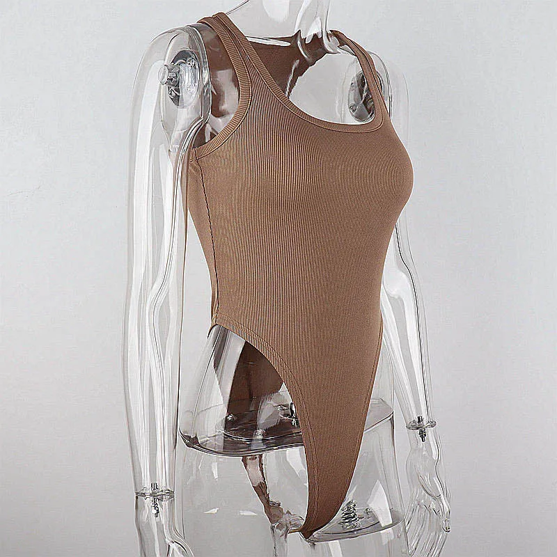 Sleeveless Knit Bodysuit Hot Summer Sexy Bodycon Off Shoulder Halter Tops Casual Street Bodice For Women ClubWear Sleeveless Knit Bodysuit Hot Summer Sexy Bodycon Off Shoulder Halter Tops Casual Street Bodice For Women ClubWear