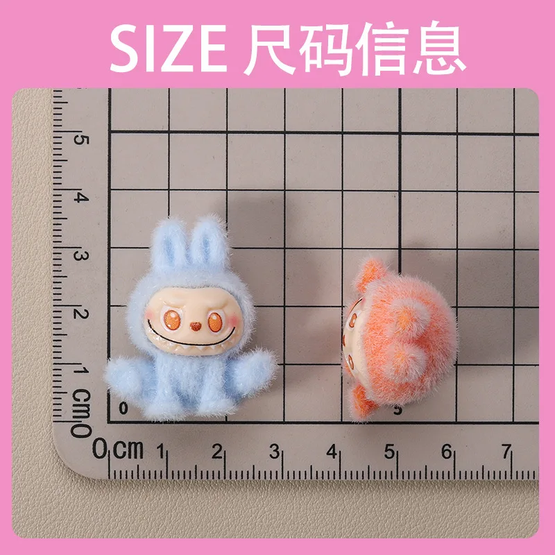 10pcs/Set Mini Yoga Labubu Flocking Doll Cute Toy Desktop Ornaments Cute Handmade Diy Accessories Surprise Gift 10pcs/Set Mini Yoga Labubu Flocking Doll Cute Toy Desktop Ornaments Cute Handmade Diy Accessories Surprise Gift