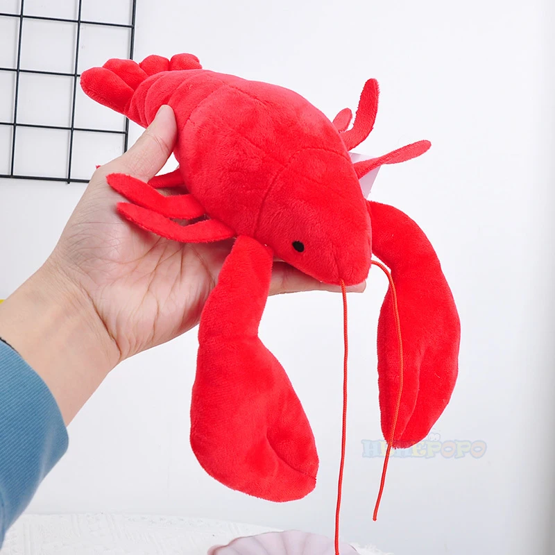 Simulation Lobster Stuffed Animal Toy Squid Crab Starfish Scallop Carp Fish Aquarium Sea Ocean Animal Marine Park Plush Doll
