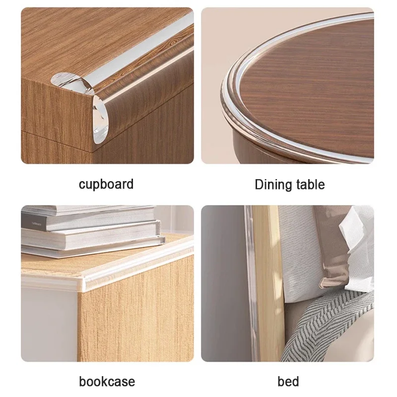 1/2/3/6M Table Edge Guard Protector Baby Safety Transparent PVC Protection Strip Self Adhesive Kids Collision Proof Soft Bumper 1/2/3/6M Table Edge Guard Protector Baby Safety Transparent PVC Protection Strip Self Adhesive Kids Collision Proof Soft Bumper