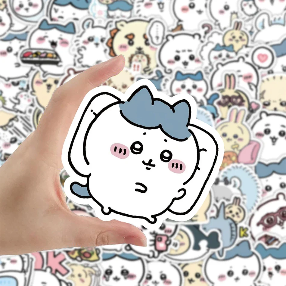 Kawaii Chiikawa Cute Cartoon Stickers Motorcycle Decals DIY for Water Cup Skateboard Car Kids Toys Sticker Gift Decoration
