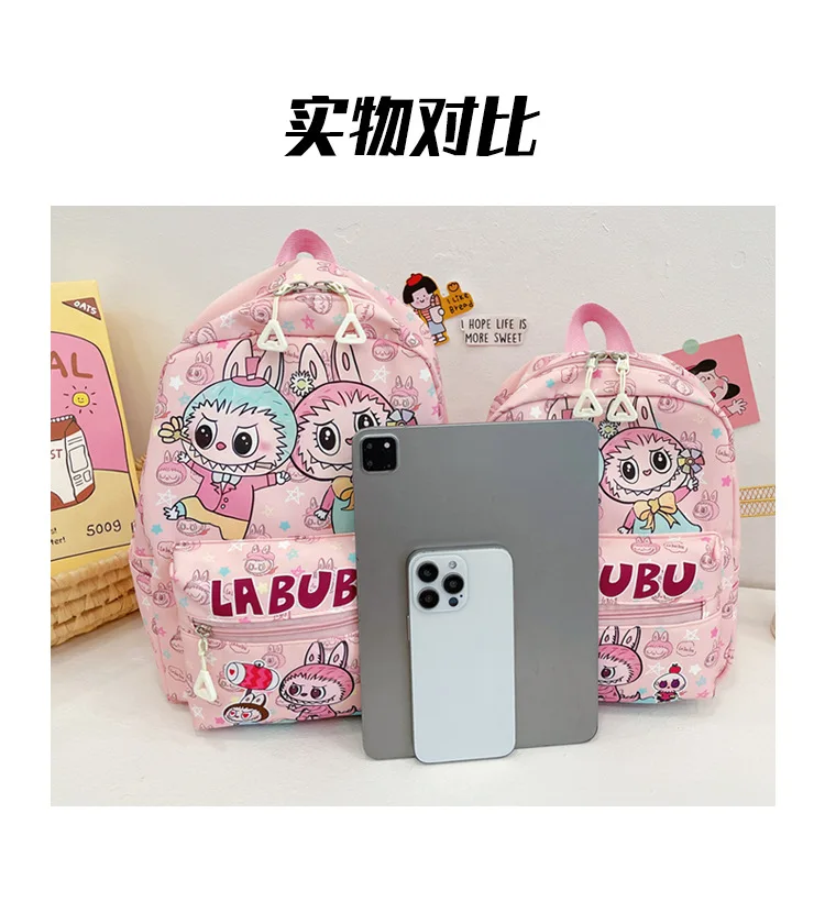 New Large Capacity Labubu Kindergarten Bag Children's Backpack Cartoon Cute Primary School Backpack Shoulder Bag New Large Capacity Labubu Kindergarten Bag Children's Backpack Cartoon Cute Primary School Backpack Shoulder Bag