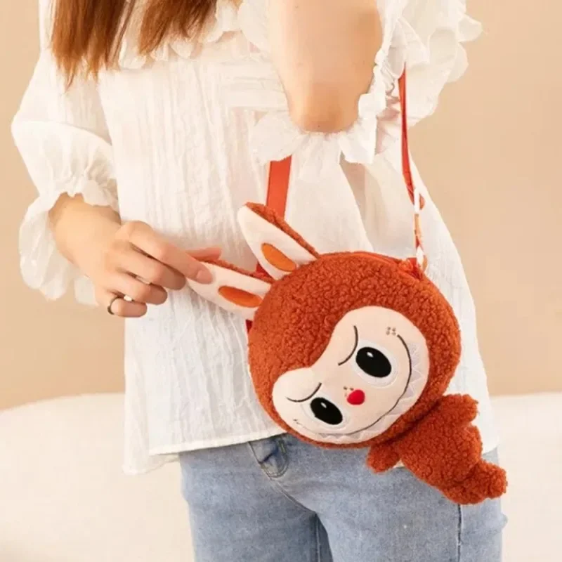 30cm Labubu Shoulder Cartoon Cute Doll Backpack Toy Play Crossbody Pouch Monster Outdoor Travel Bag Christmas Gift 30cm Labubu Shoulder Cartoon Cute Doll Backpack Toy Play Crossbody Pouch Monster Outdoor Travel Bag Christmas Gift