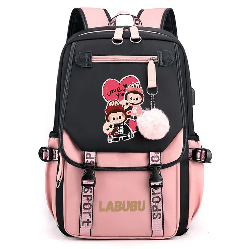 Labubu Anime Backpack Cosplay Unisex Students School Bag Cartoon Bookbag Laptop Travel Rucksack Outdoor Bag Labubu Anime Backpack Cosplay Unisex Students School Bag Cartoon Bookbag Laptop Travel Rucksack Outdoor Bag
