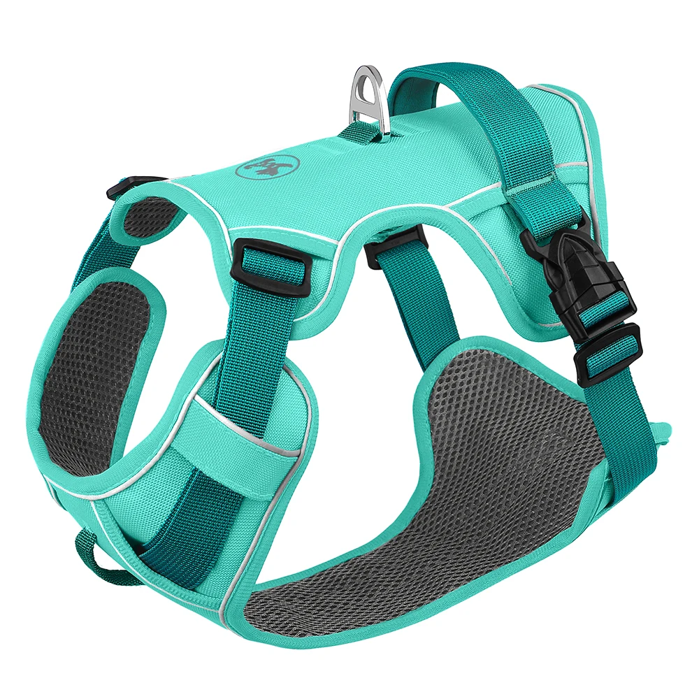 Mesh Breathable Dog Harness Nylon Reflective Dog Harnesses Vest Durable Pet Training Vest Adjustable for Small Medium Large Dogs Mesh Breathable Dog Harness Nylon Reflective Dog Harnesses Vest Durable Pet Training Vest Adjustable for Small Medium Large Dogs