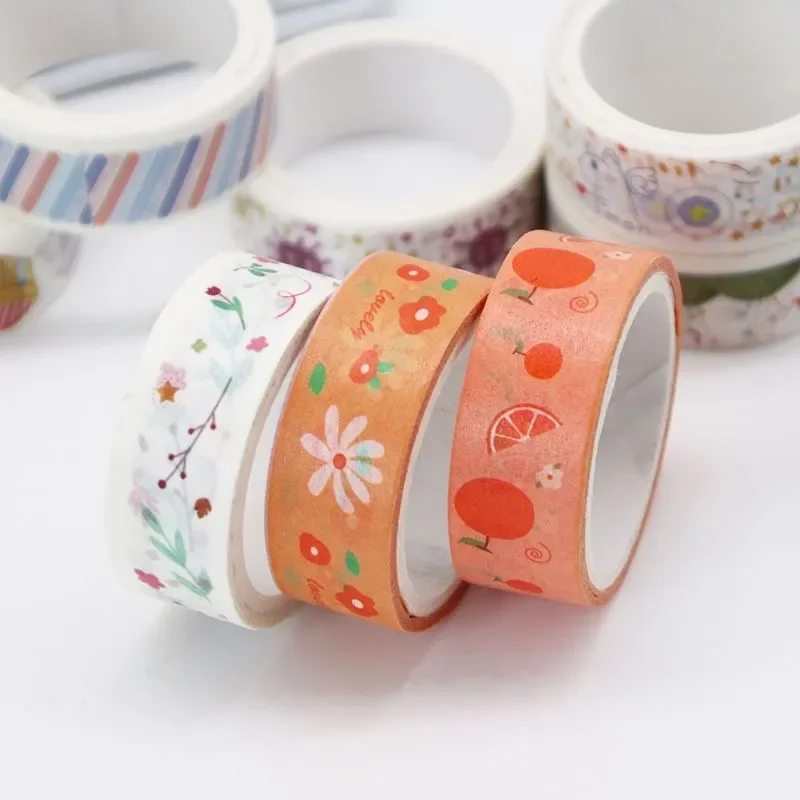 60 PCS/Set Cute Washi Tapes Japanese 1.5cm Adhesive Decorative Masking Tape Scrapbook Stationery Stickers school supplies 60 PCS/Set Cute Washi Tapes Japanese 1.5cm Adhesive Decorative Masking Tape Scrapbook Stationery Stickers school supplies