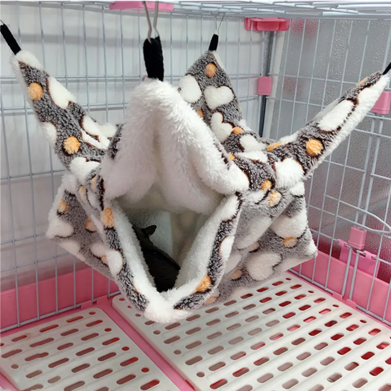 Double Layered Hamster Cage Sleeping Hammock Print Guinea Pig Clothes Bed Rodent Hammock Chinchilla Cage Little House Double Layered Hamster Cage Sleeping Hammock Print Guinea Pig Clothes Bed Rodent Hammock Chinchilla Cage Little House