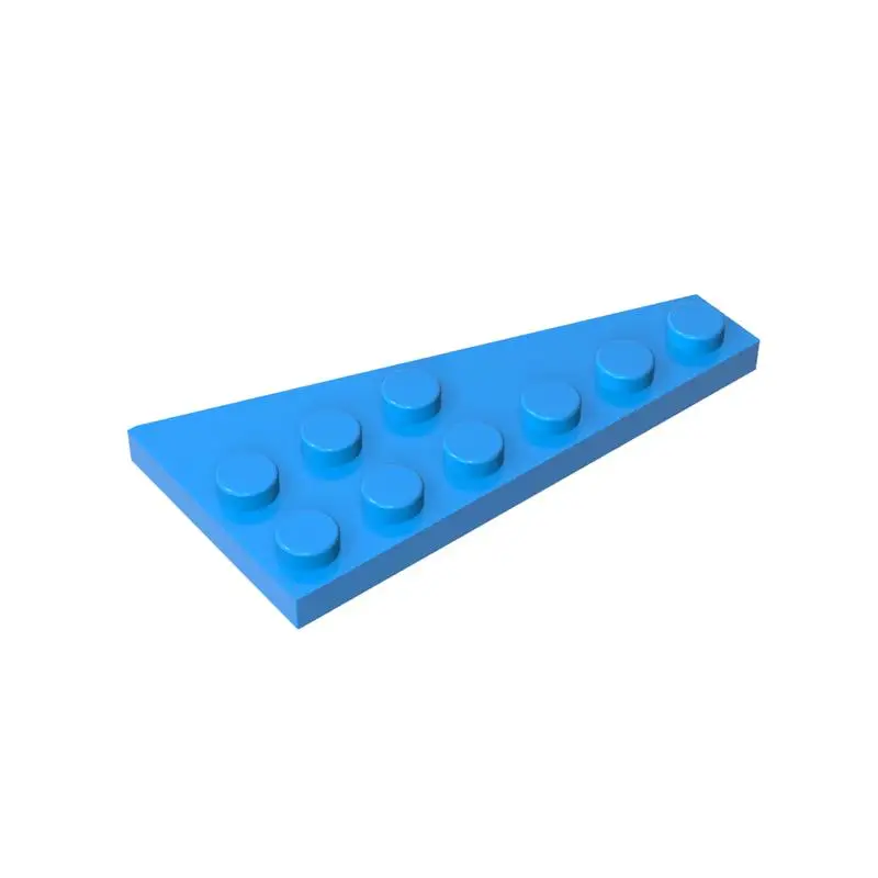 Gobricks 10PCS Bricks Wedge Plate Parts 6x3 Right compatible with 54383 pieces of children's toys Building Blocks Assembles T Gobricks 10PCS Bricks Wedge Plate Parts 6x3 Right compatible with 54383 pieces of children's toys Building Blocks Assembles T