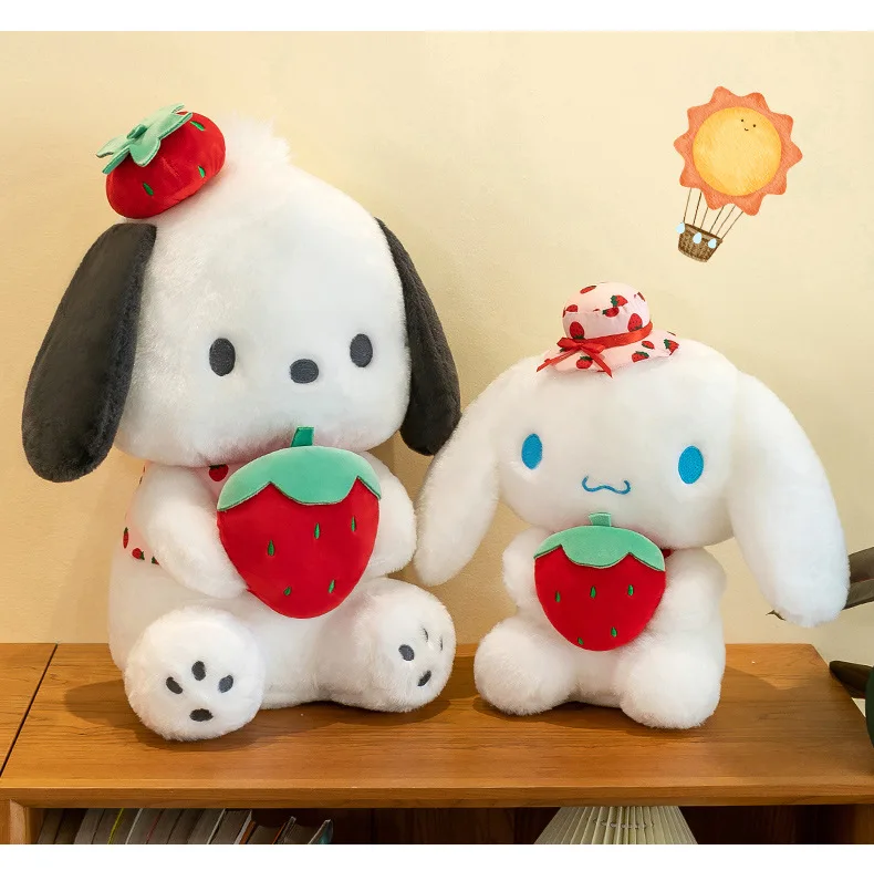 25cm Cute Melody Doll Sanrio Fresh Strawberry Cinnamoroll Dog Series Pochacco Plush Toys Dolls Pillow Gifts for Kids 25cm Cute Melody Doll Sanrio Fresh Strawberry Cinnamoroll Dog Series Pochacco Plush Toys Dolls Pillow Gifts for Kids