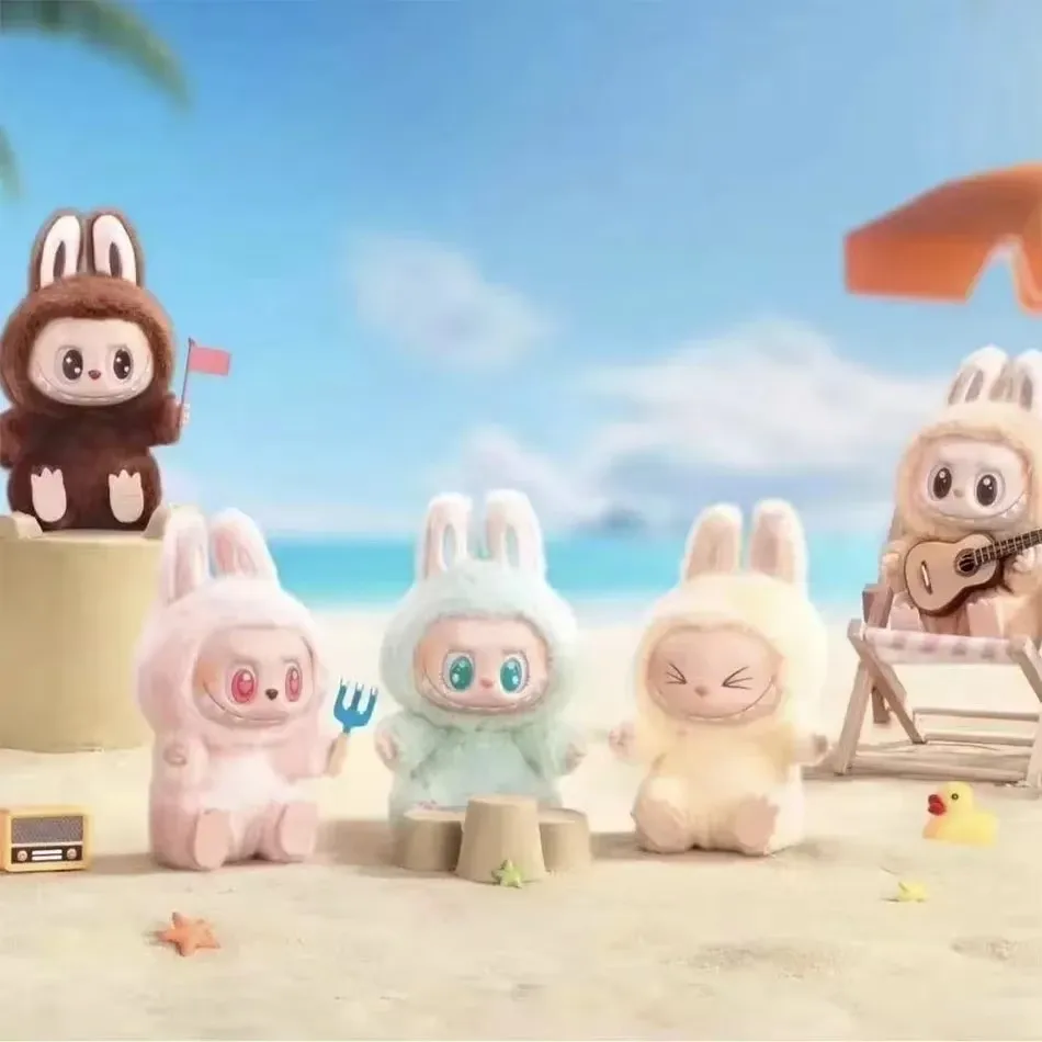 Labubu Monster V3 2 Collection Series Blind Box Teddy Vinyl Toy Animated Character Face Doll Mystery Surprise Keychain Kids Gift