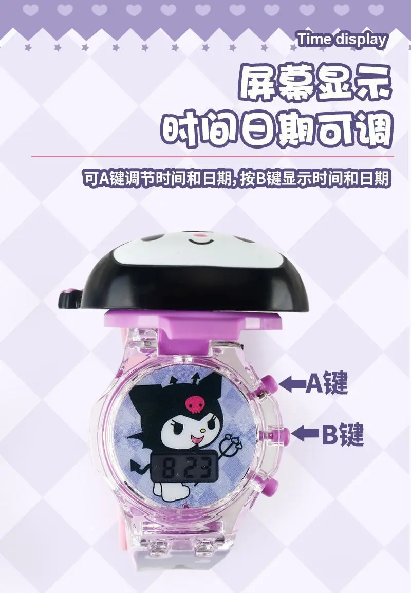 Labubu Luminous Cartoon Kids Watch - Electronic Toy Watch for Kindergarten Graduation, Unisex Gift for Boys and Girls Labubu Luminous Cartoon Kids Watch - Electronic Toy Watch for Kindergarten Graduation, Unisex Gift for Boys and Girls