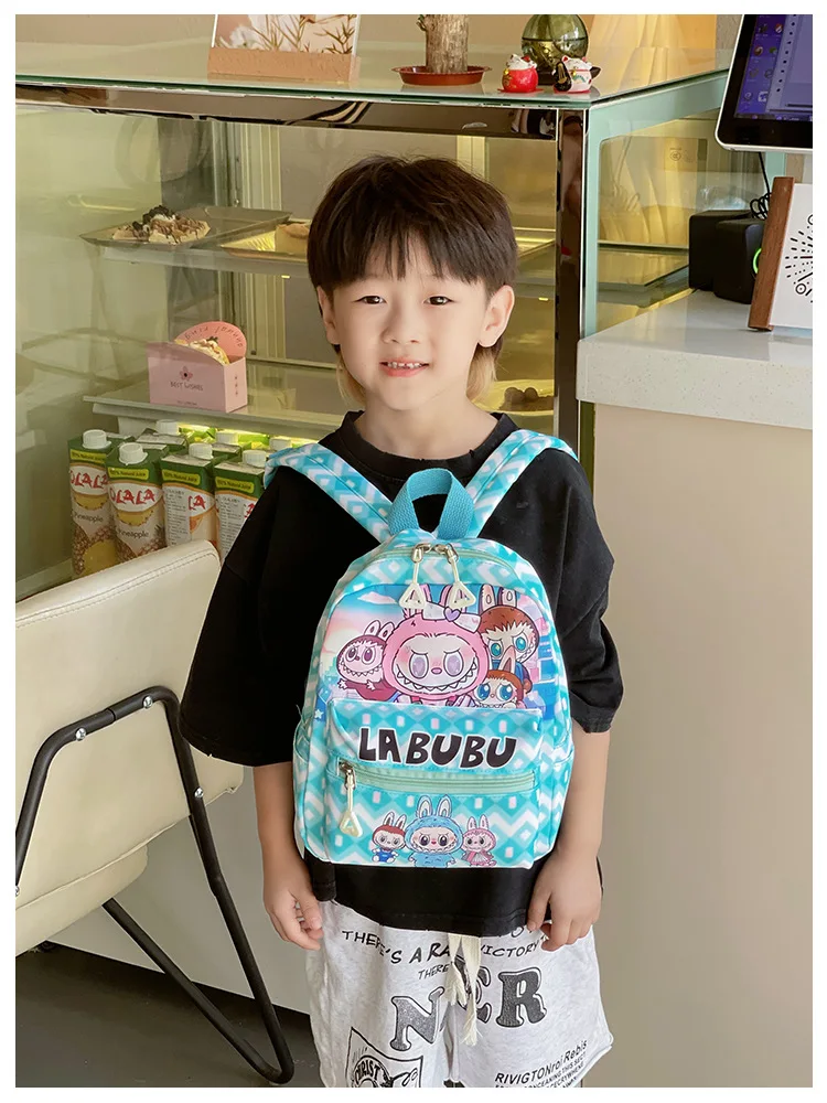 New Large Capacity Labubu Kindergarten Bag Children's Backpack Cartoon Cute Primary School Backpack Shoulder Bag New Large Capacity Labubu Kindergarten Bag Children's Backpack Cartoon Cute Primary School Backpack Shoulder Bag
