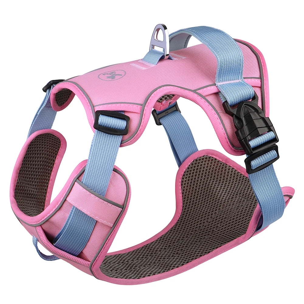 Mesh Breathable Dog Harness Nylon Reflective Dog Harnesses Vest Durable Pet Training Vest Adjustable for Small Medium Large Dogs Mesh Breathable Dog Harness Nylon Reflective Dog Harnesses Vest Durable Pet Training Vest Adjustable for Small Medium Large Dogs