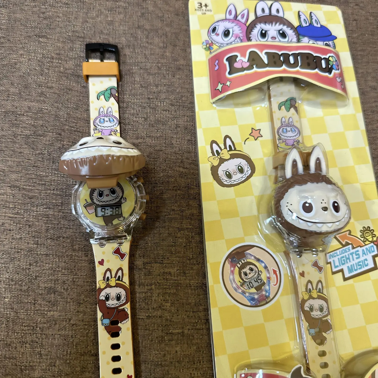 Labubu Luminous Cartoon Kids Watch - Electronic Toy Watch for Kindergarten Graduation, Unisex Gift for Boys and Girls Labubu Luminous Cartoon Kids Watch - Electronic Toy Watch for Kindergarten Graduation, Unisex Gift for Boys and Girls