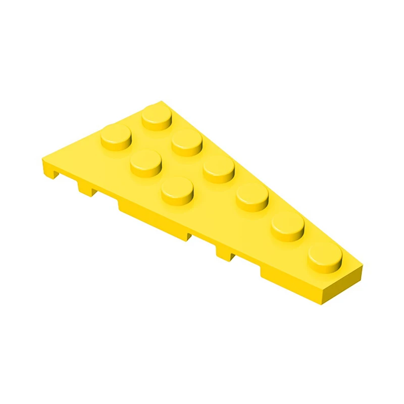 Gobricks 10PCS Bricks Wedge Plate Parts 6x3 Right compatible with 54383 pieces of children's toys Building Blocks Assembles T Gobricks 10PCS Bricks Wedge Plate Parts 6x3 Right compatible with 54383 pieces of children's toys Building Blocks Assembles T