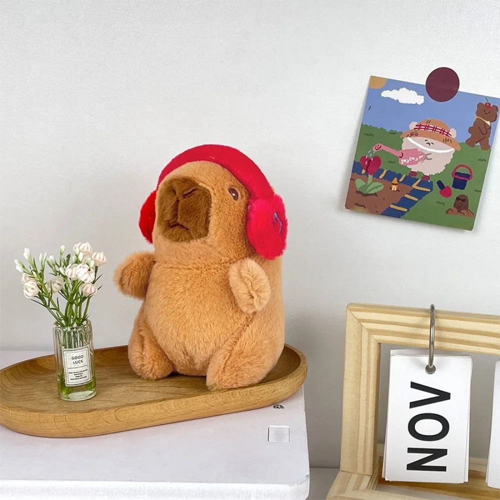 Cute Capybara Plush Toy Hoodie with Wings Simulation Doll Small Size Stuffed Animals Anime Fluffty Toy Birthday Party Cute Capybara Plush Toy Hoodie with Wings Simulation Doll Small Size Stuffed Animals Anime Fluffty Toy Birthday Party