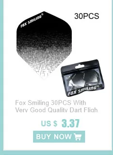Fox Smiling 30PCS With Very Good Quality Dart Flights PET Darts Flights Professional Dart Accessories  Dardos Feather Leaves