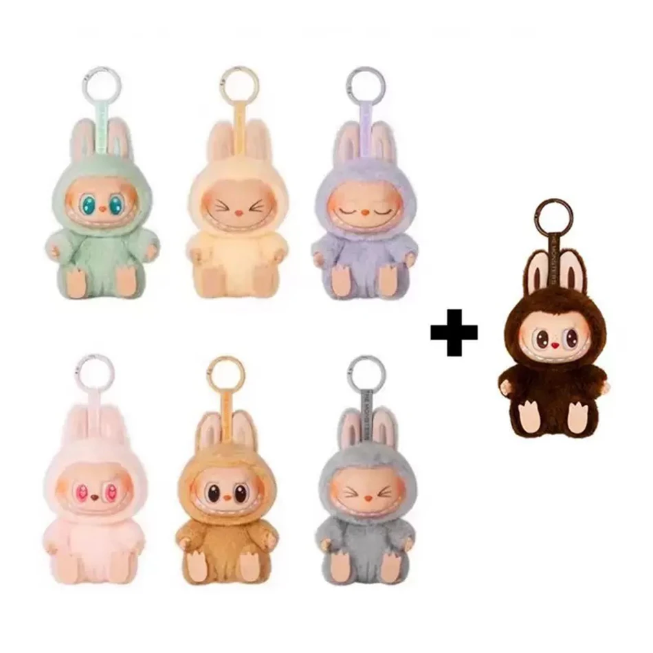 POP MART Macaron 2nd Generation Labubu Sitting Party Vinyl Plush Blind Box Gift Decorative ornaments POP MART Macaron 2nd Generation Labubu Sitting Party Vinyl Plush Blind Box Gift Decorative ornaments