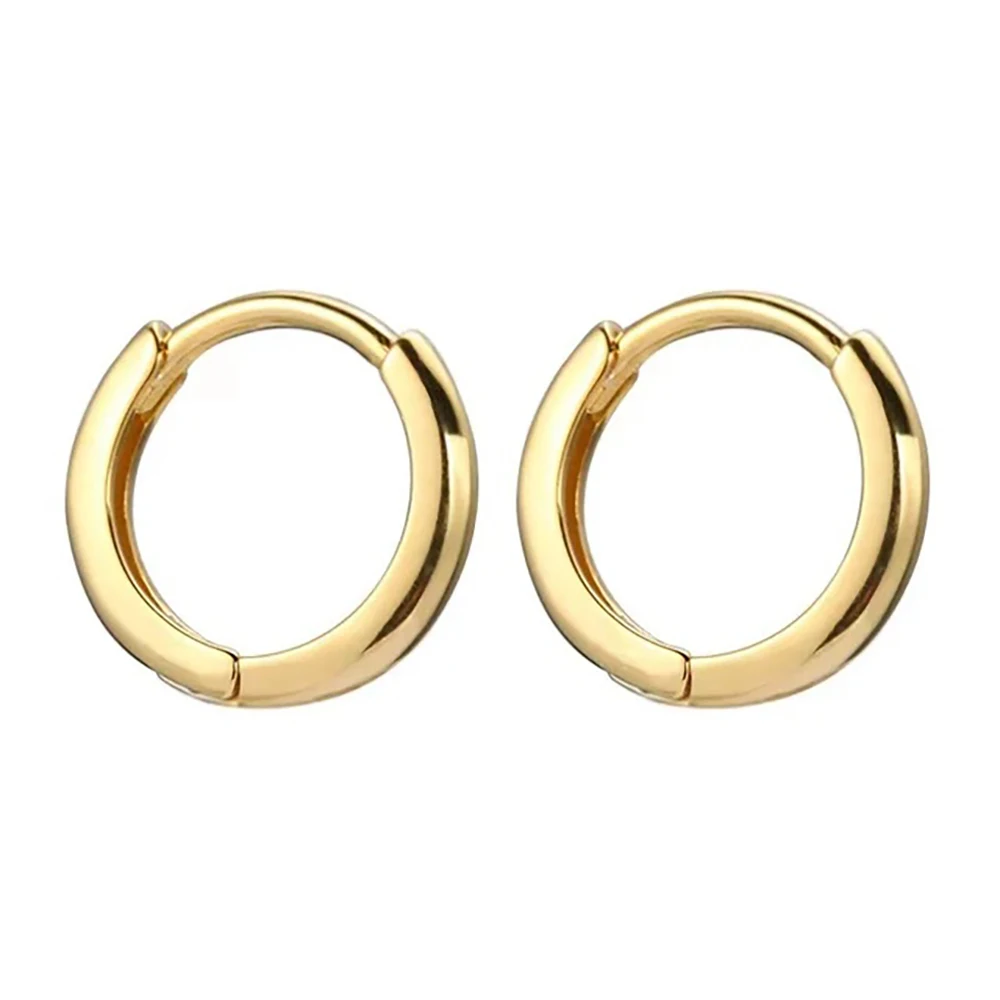 1 Pair Stainless Steel Cubic Zirconia Minimal Hoop Earrings for Women Small Huggie Thin Cartilage Helix Tragus Piercing Jewelry 1 Pair Stainless Steel Cubic Zirconia Minimal Hoop Earrings for Women Small Huggie Thin Cartilage Helix Tragus Piercing Jewelry