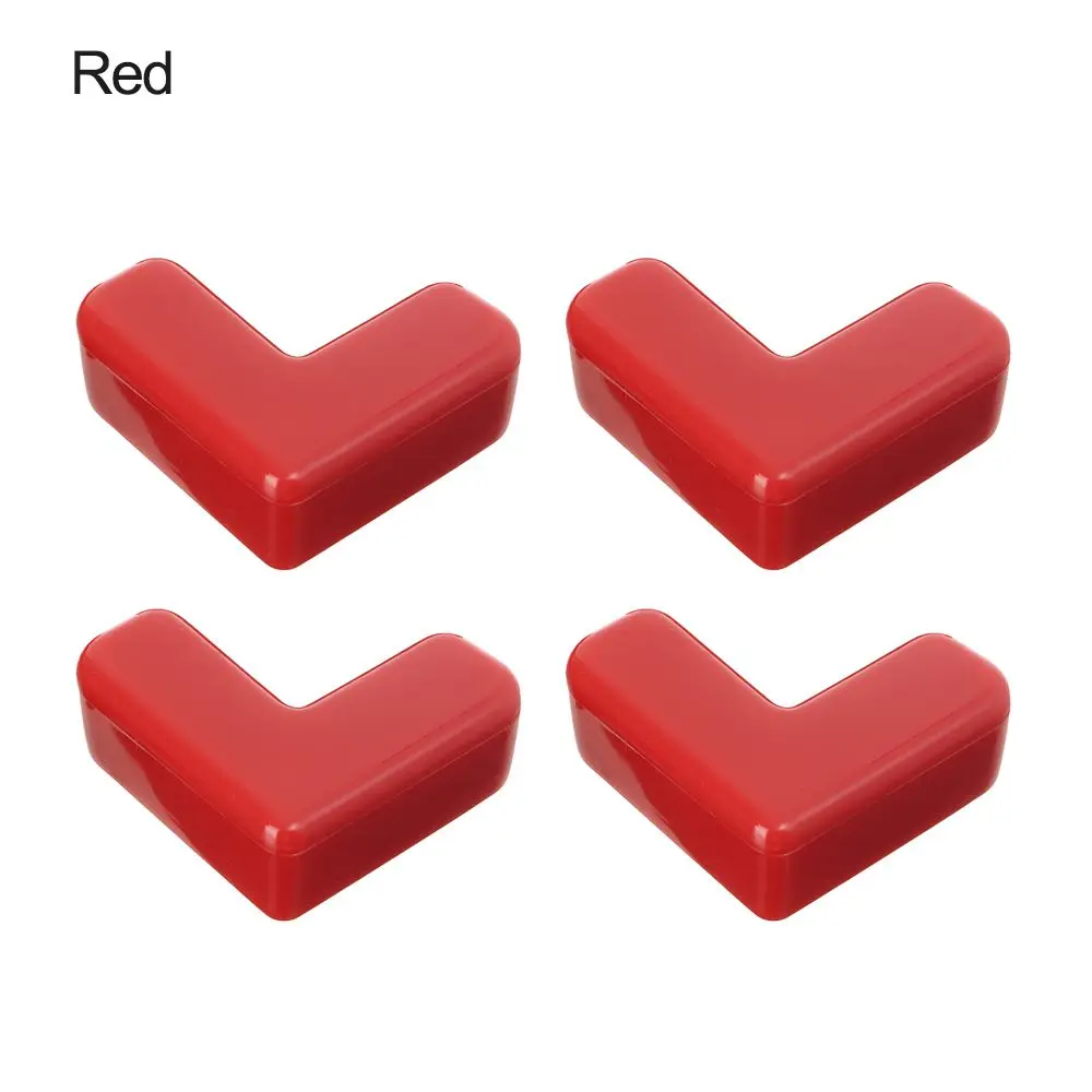 、4pcs Baby Safety Colorful Silicone Protector Table Corner Edge Protection Cover Electric Socket Children Anticollision Guards