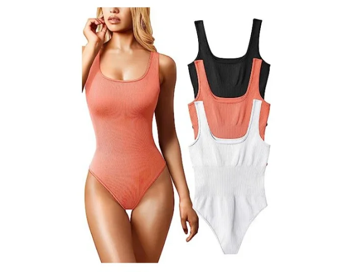 2024 summer solid sexy bodycon women bodysuits female Knit slim casual bodysuit chic lady club short playsuits femme 2024 summer solid sexy bodycon women bodysuits female Knit slim casual bodysuit chic lady club short playsuits femme