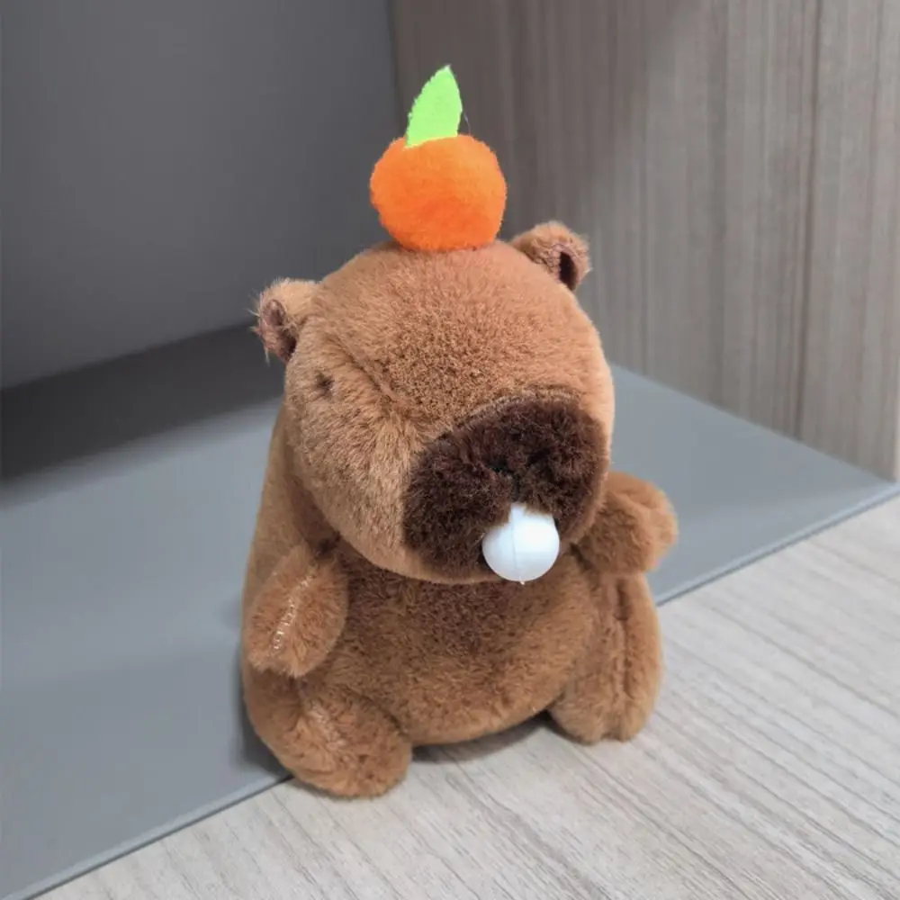 Cute Multicolor Plush Capybara Keychain Toy Cartoon Capybara Headgear Capybara Doll Accessories Guinea Pig Fluffty Animal Doll Cute Multicolor Plush Capybara Keychain Toy Cartoon Capybara Headgear Capybara Doll Accessories Guinea Pig Fluffty Animal Doll