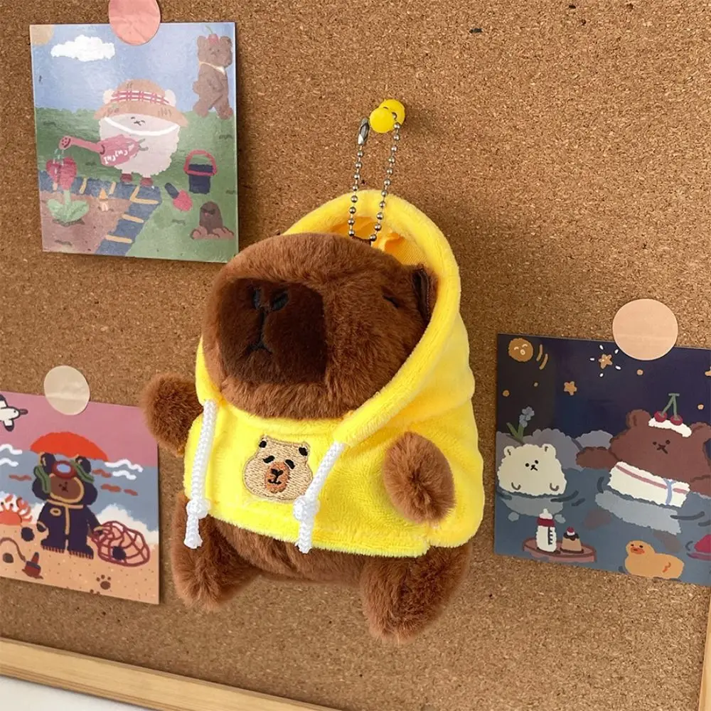Cute Capybara Plush Toy Hoodie with Wings Simulation Doll Small Size Stuffed Animals Anime Fluffty Toy Birthday Party Cute Capybara Plush Toy Hoodie with Wings Simulation Doll Small Size Stuffed Animals Anime Fluffty Toy Birthday Party