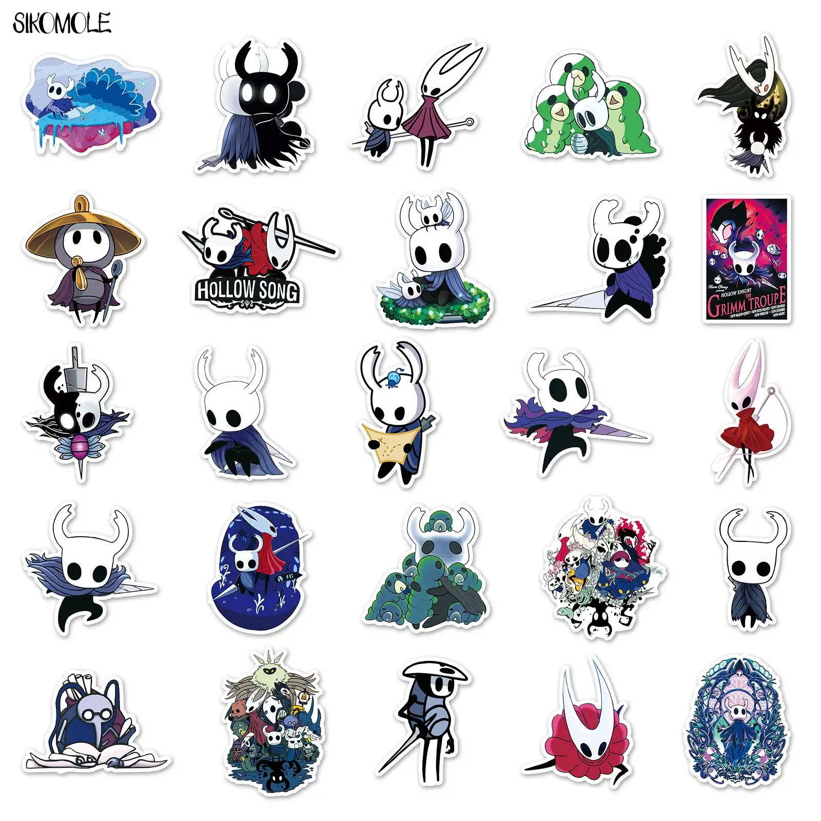 10/30/50PCS Cartoon Game Hollow Knight Cool Stickers Aesthetic Kid DIY Toy Car Skateboard Laptop Phone Graffiti Decal Sticker F5 10/30/50PCS Cartoon Game Hollow Knight Cool Stickers Aesthetic Kid DIY Toy Car Skateboard Laptop Phone Graffiti Decal Sticker F5