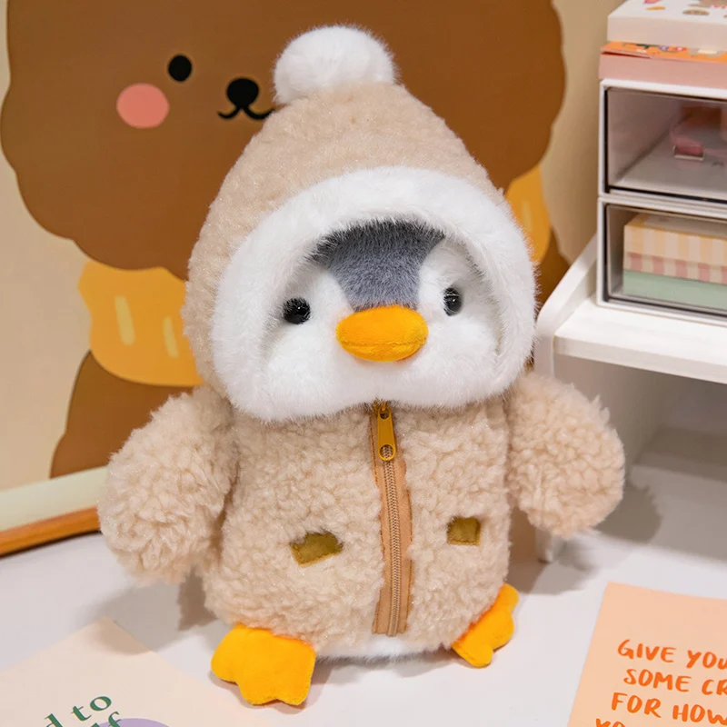 25cm Kawaii Creative Drag Penguin Plush Doll Cotton-Padded Hat Clothes Penguin Plush Toy For Boys And Girls Birthday Gifts 25cm Kawaii Creative Drag Penguin Plush Doll Cotton-Padded Hat Clothes Penguin Plush Toy For Boys And Girls Birthday Gifts