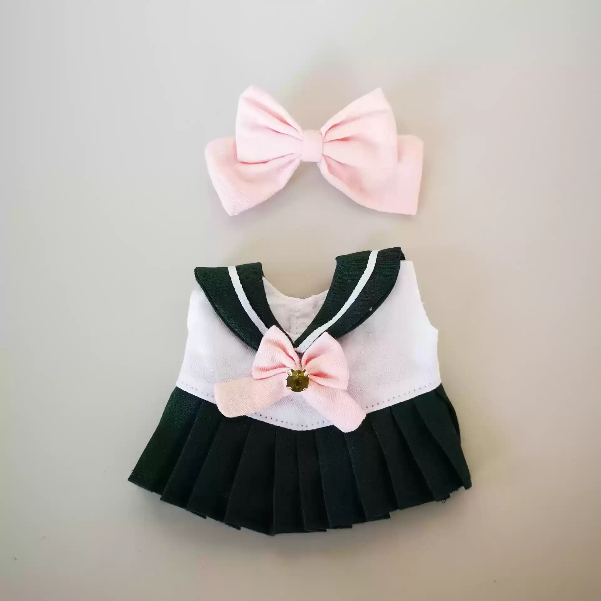 New 17cm Labubu Clothes V1 Labubu Cute Sailor Uniform Vinyl Doll Labubu Beautiful Girl Warrior Clothes Sitting Party Gifts New 17cm Labubu Clothes V1 Labubu Cute Sailor Uniform Vinyl Doll Labubu Beautiful Girl Warrior Clothes Sitting Party Gifts