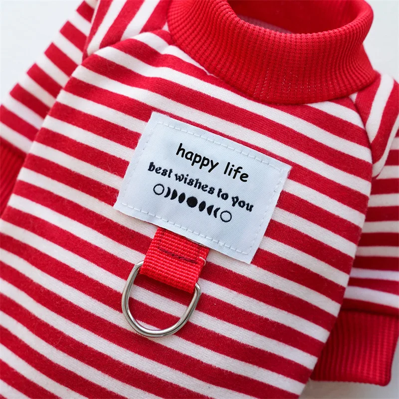 Dog Clothes for Small Dogs Spring Autumn Kitten Puppy Costumes Pet Striped Dog Hoodies Dog Shirt Chihuahua Bulldog Sweatshirt Dog Clothes for Small Dogs Spring Autumn Kitten Puppy Costumes Pet Striped Dog Hoodies Dog Shirt Chihuahua Bulldog Sweatshirt