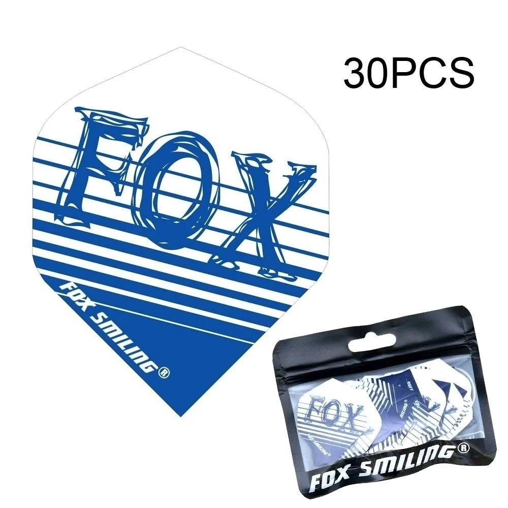 Fox Smiling 30PCS With Very Good Quality Dart Flights PET Darts Flights Professional Dart Accessories  Dardos Feather Leaves