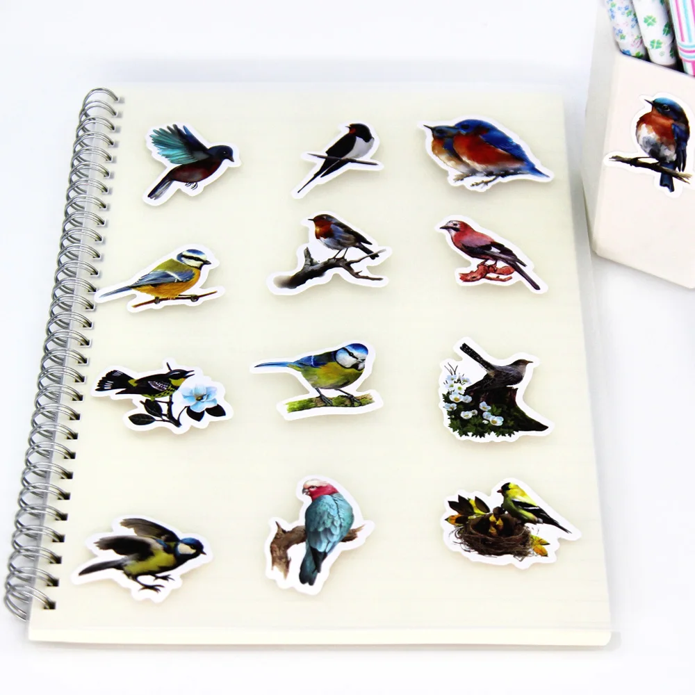 Cute Stickers Pack Kawaii Birds Aesthetic Stationery Supplies Lot Office School Teacher Scrapbooking Supplies Korean Paper Txt Cute Stickers Pack Kawaii Birds Aesthetic Stationery Supplies Lot Office School Teacher Scrapbooking Supplies Korean Paper Txt